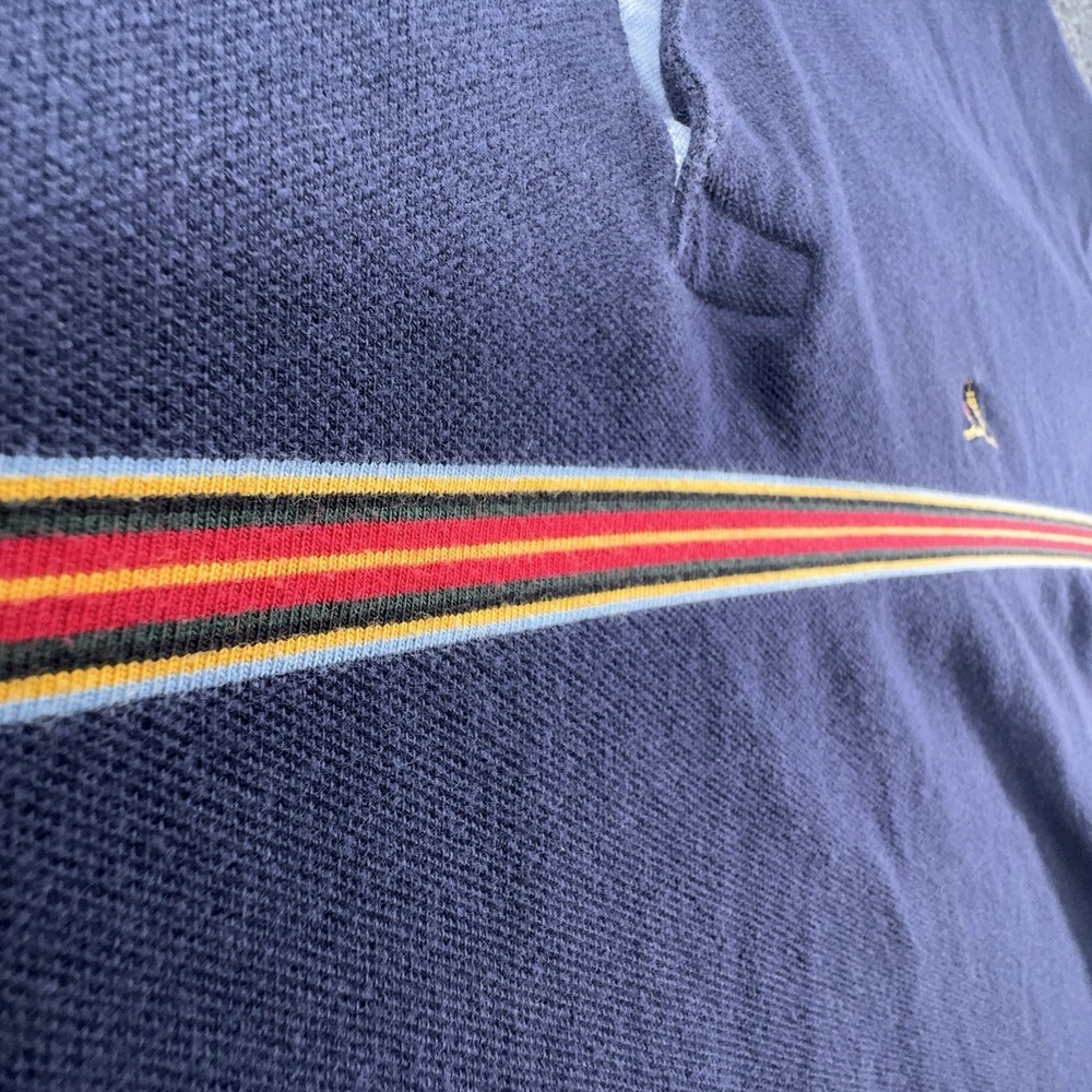 Tommy Hilfiger Men's Polo Shirt Blue Size XL 100% Cotton VTG Fade Y2K EUC - Picture 7 of 13